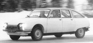 La carroceria del GS esconde la mecanica d el futuro BX, notese el pilar C ancho. Historia a fondo: Citroën BX